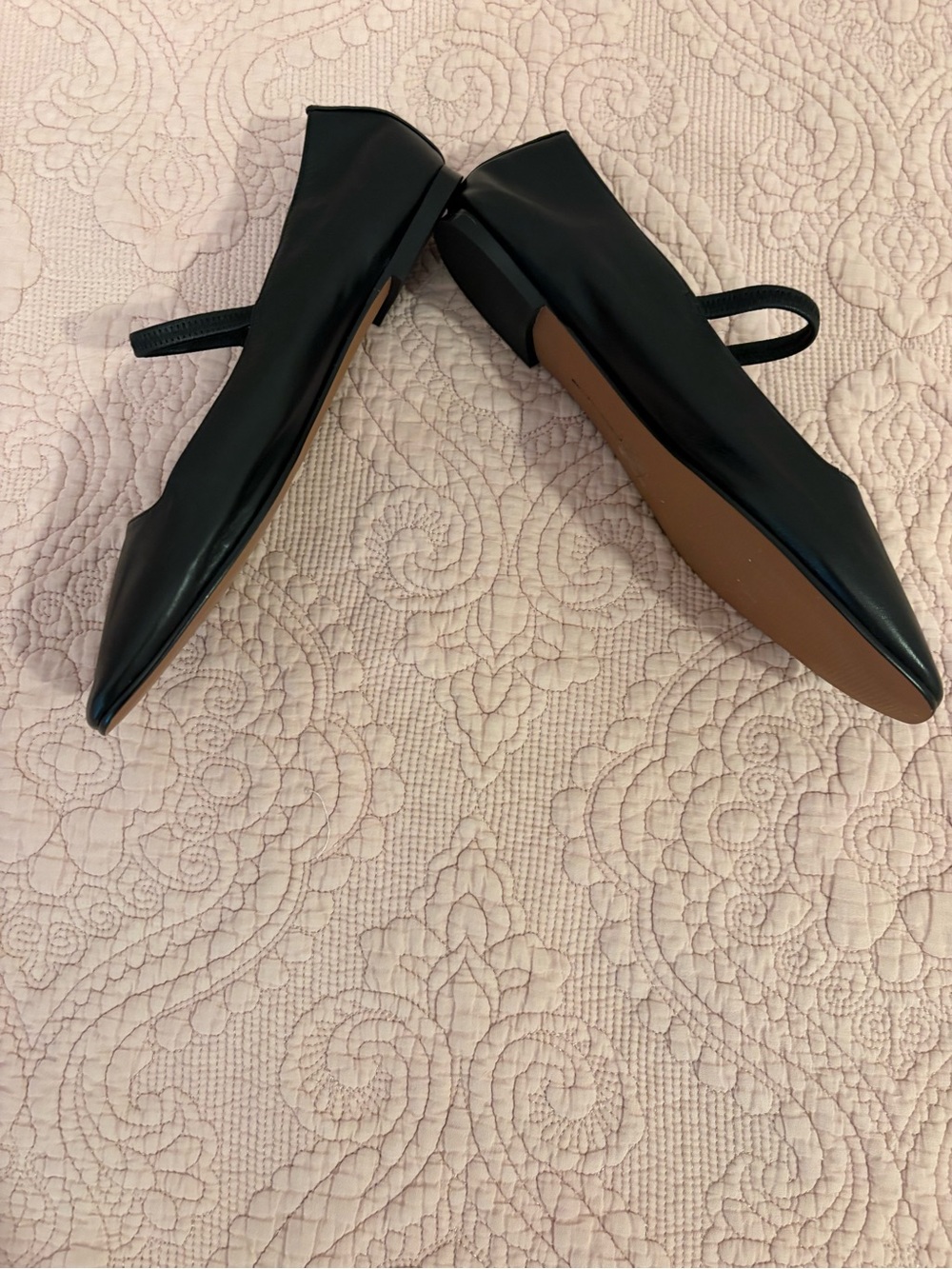 Madewell Greta Black Mary Jane Ballet Flats Leather - Picture 3 of 6